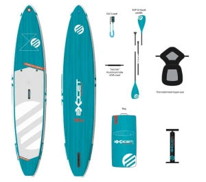SUP POMPOWANY EXOCET  DISCOVERY 12'6 KAJAK, WINDSUP 3W1