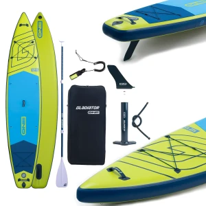 Deska SUP pompowana Gladiator One 12'6" Lime z akcesoriami